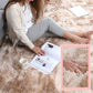 🌈🛏️Gradient Shaggy Plush Area Rug | Cozy, Fluffy Floor Covering for Nurseries, Kids’ Bedrooms, and Play Areas🧶