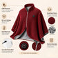 🛋️❤️Hands‑Free Zipper‑Wearable USB Heated‑Shawl | Fast‑Heat For Office Desk‑Work & Indoor‑Relax🧣