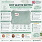 🎄Christmas Sale!! Just £10.99!⏰Rechargeable hot water bottles, heat packs, explosion-proof heat pads