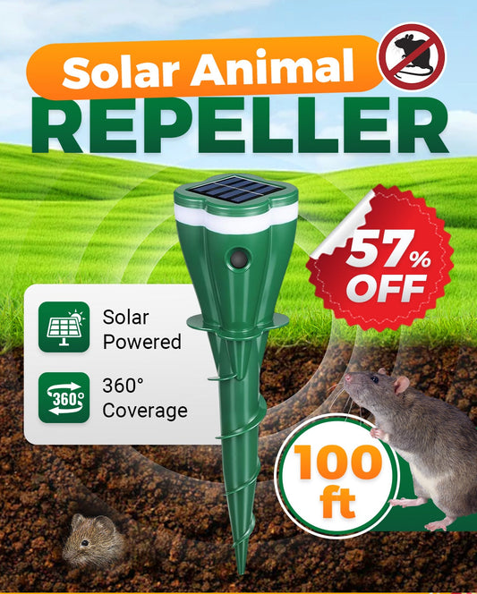 🐭50K+ SOLD!🌱50% OFF! 🚫Waterproof Solar Mole Deterrent