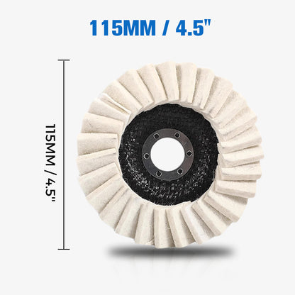 🔥Hot Sale 50% OFF🔥Wool Felt Flap Discs Polishing Wheel