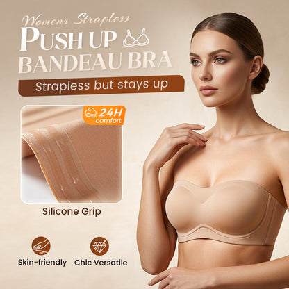 ✨🎊 Strapless Shaping Bra – Natural Support That’s Invisible Under Clothing! 🔥💖
