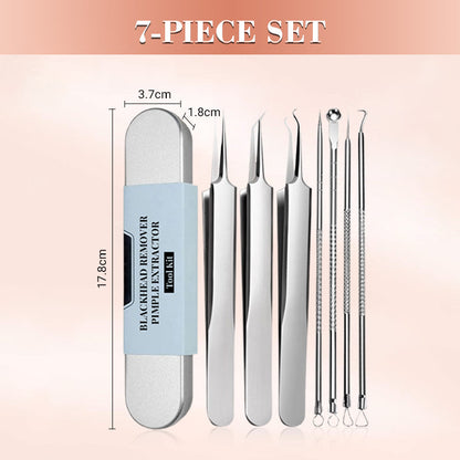 💓Last day 50% OFF💥Stainless Steel Blackhead Remover Tool Kit