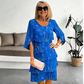 👗 50% OFF! ✨ Tiered Midi Dress – Floral Pattern, Split Sleeves, Flowy, Elegant 🌸