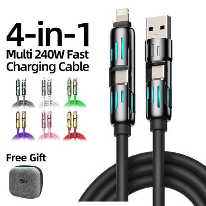 🔥 Buy 1 Get 1 Free🔥 4-in-1 Multi 240W Fast Charging Cable