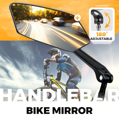 ⏳Limited-time 50% off⏰360° Rotatable Adjustable Bicycle Rearview Mirror🚴🪞