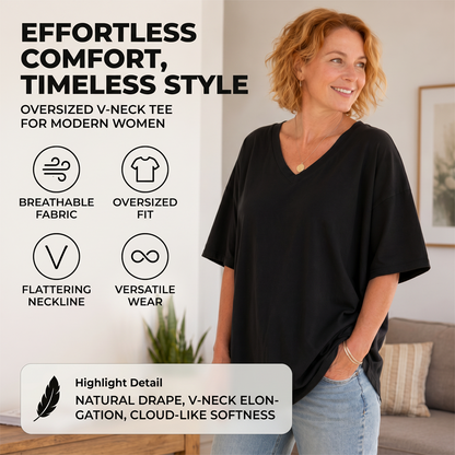 🌷2026 Summer Sale 50% OFF☀️Women's Summer Half Sleeve Casual Loose Fit Cotton Tunic T-shirt