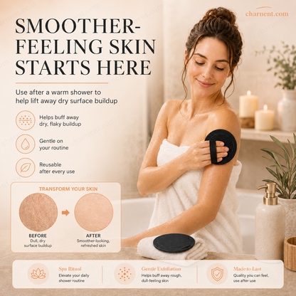 📢📢50% OFF !! ⏰🖤Exfoliating Scrub Bath Pads🧖‍♀️Gently exfoliate, unclog pores, reveal brighter skin