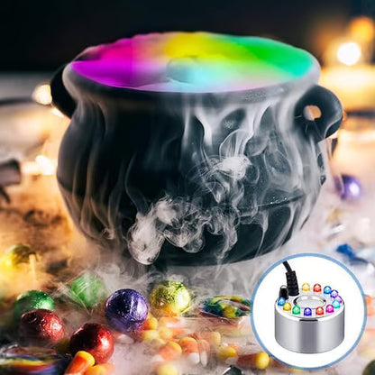⚡Save More Today 🎃🔥12 LED light Ultrasonic Mist Maker Fogger