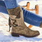 Women's Winter Warm Back Lace Up Snow Boots