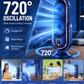 🥳2026 HOT SALE🥳💞50K+ SOLD!💨🌙 50% OFF! Portable Table Fan – 5 speeds, ultra‑quiet, gentle breeze. Perfect for bedroom or office. Stay cool without noise! 😴✨