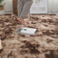 🌈🛏️Gradient Shaggy Plush Area Rug | Cozy, Fluffy Floor Covering for Nurseries, Kids’ Bedrooms, and Play Areas🧶