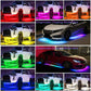2026 Car Chassis Flexible RGB Waterproof LED Strip Lights (4PCS)