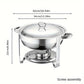 🔥 50% OFF NOW! 🎄 Stainless Steel Chafing Dish Buffet Set - Even Heat & Durable, Perfect for Holiday Gatherings and Parties ✨