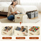 ⏰🔥LIMITED TIME 50% OFF! 👟 Fabric Shoe Organizer Storage Box – Foldable, Large Capacity, Dustproof & Breathable for Closet & Bedroom 🧺✨-UK