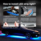 2026 Car Chassis Flexible RGB Waterproof LED Strip Lights (4PCS)