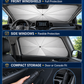 🏖️Summer Hot Sale 50% OFF☀️☂️ 🛡️2026 Upgraded Car Windshield Sun Shade Umbrella❄️
