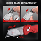 ✂️ 50% OFF!🧹2-in-1 Foldable Utility Knife & Scraper – Portable Razor Blade, Multi-Surface Cleaning ✨