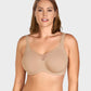Women's Elegant Sheer Full Coverage Plus Size Bra