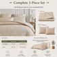 🛌🪢50% OFF!💤Elegant Tufted Comforter Cover Set