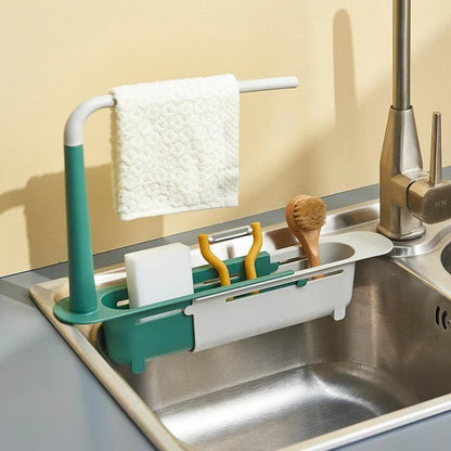 🎉 2026 Sale — Over 17,400 Sold!🧽Telescopic Sink Storage Rack ✨