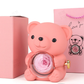 ⏰🌹Valentine's Day Surprise Sale 50% OFF!!💝Cute Teddy Bear with Preserved Rose--Necklace📿+Eternal Rose🌹+Teddy Bear🧸