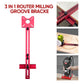 📢📢50% OFF !! ⏰3 in 1 Router Milling Groove Bracke