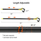 Limited time holiday discounts！！30-61 Inch Black Adjustable Weeding Loop Stirrup Hoe