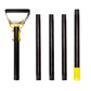 Limited time holiday discounts！！30-61 Inch Black Adjustable Weeding Loop Stirrup Hoe