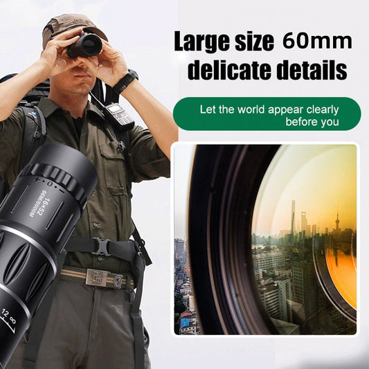 ⏰Professional Grade Tools🔥Portable High Magnification Monocular Telescope👁️