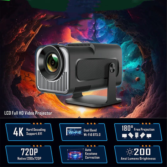 💥Anniversary-Promotion Limit Time 50% OFF🥰Portable HD Adjustable Low Noise Projector