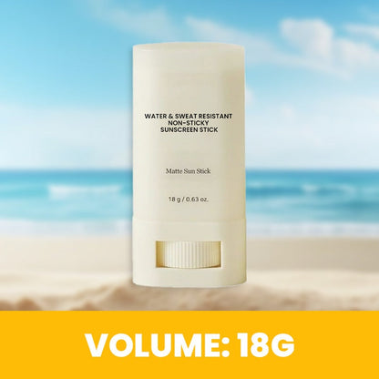 Water & Sweat Resistant Non-Sticky Sunscreen Stick