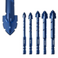 Offset Cutting Edge Tile Drill Bits Set