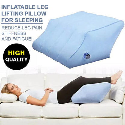 🛏️Inflatable leg pillows on the bed to prevent varicose veins