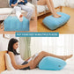 🛏️Inflatable leg pillows on the bed to prevent varicose veins