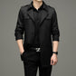 🥰Seasonal Promotions--Men's Double Breasted Windbreaker Jacket