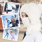 ✨ Christmas promotion limited to the top 100 💖 Women's Winter Integrated Knitted Bean Scarf Mask Hat