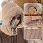 ✨ Christmas promotion limited to the top 100 💖 Women's Winter Integrated Knitted Bean Scarf Mask Hat
