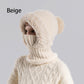 ✨ Christmas promotion limited to the top 100 💖 Women's Winter Integrated Knitted Bean Scarf Mask Hat