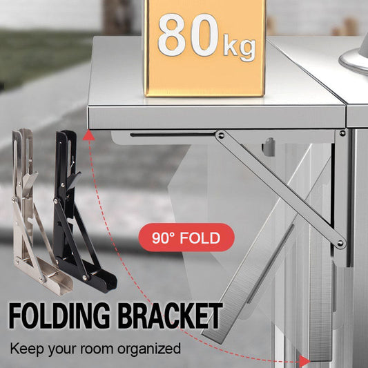 📢📢50%  OFF !! ⏰ Fold in a Second, Declutter Instantly! Multi-use Bracket for a Tidy Kitchen/Study 50% OFF🧱✨