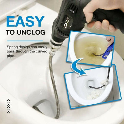 🔥Limited Sale 50% OFF💦Electric drain cleaning spring succeeds