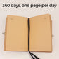 Vintage-Style 365 Days Lockable Journal