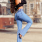 🎁2026 New Arrivals 50% OFF👖Stretch Flare Jeans With A High Waist