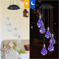 Outdoor Solar LED Copper Wire Wind Chime Light Bulb Ball