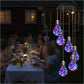 Outdoor Solar LED Copper Wire Wind Chime Light Bulb Ball