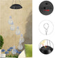 Outdoor Solar LED Copper Wire Wind Chime Light Bulb Ball