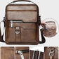 ⏳Time-Limited Special⏰Business Men's Casual Crossbody Bag – Water-Resistant PU Leather – Practical Shoulder Messenger Bag 🌧️