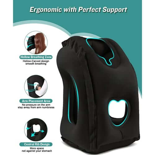 ⏳🔥LIMITED-TIME 50% OFF! ⏰🌬️✈️ Portable, inflatable, ergonomic travel pillow:😴 Enjoy a comfortable sleep anytime, anywhere 🧳💤