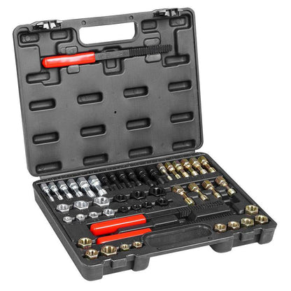 Screw & Nut Thread Repair Tool Kit - Repair, Rust Removal, Deburring