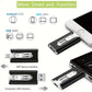 64GB Micro USB + MFi Certified Lightning + 8 Pin + USB 3.0 ⚡4 in1 Flash Drive for iPhone/iPad/Android/PC⚡